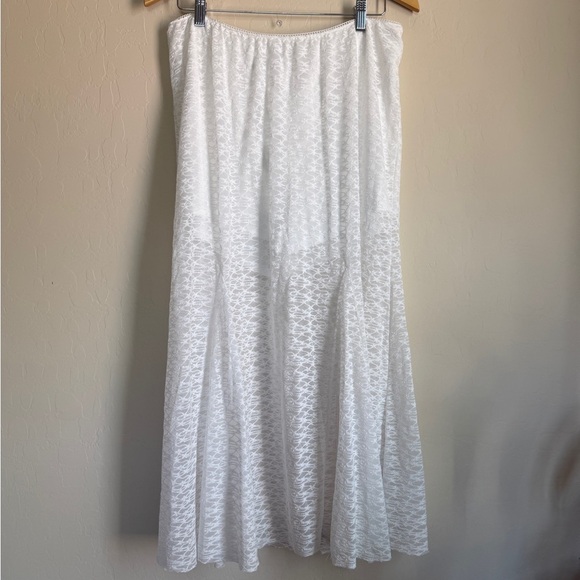 Wild Fable Target Lace Maxi Skirt Sheer White Western Women’s XXL - Picture 2 of 7